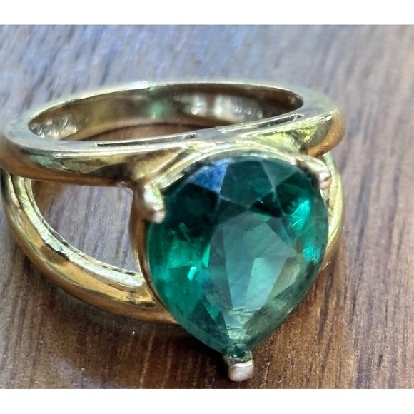 Ross Simons Jewelry - Ross Simons Sterling Silver Green Spinel Ring Size 4.75